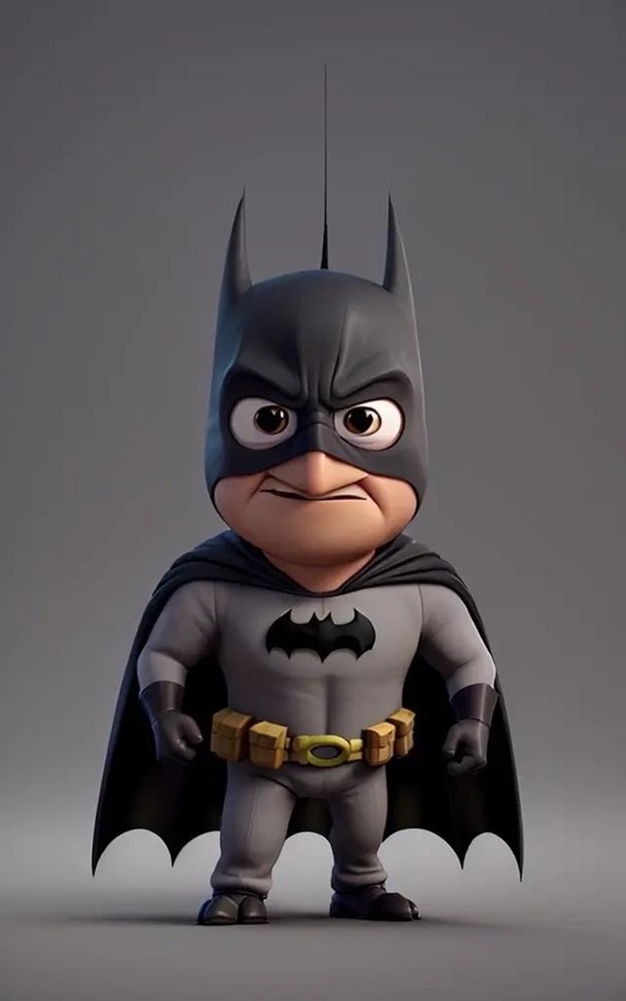 hình ảnh batman chibi troll