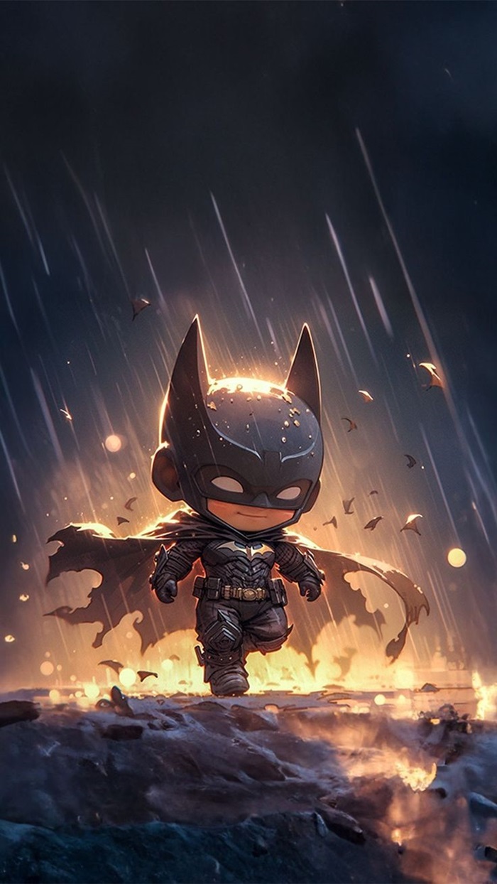hình ảnh batman chibi