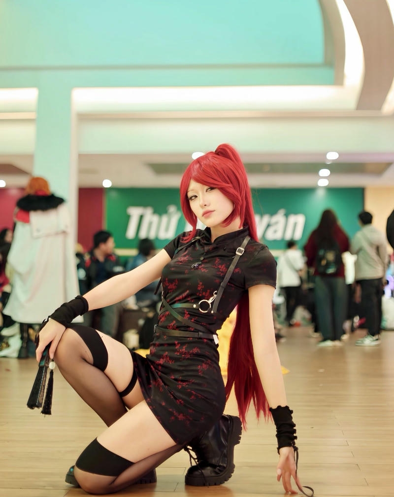 hình ảnh cosplay erza đáng yêu