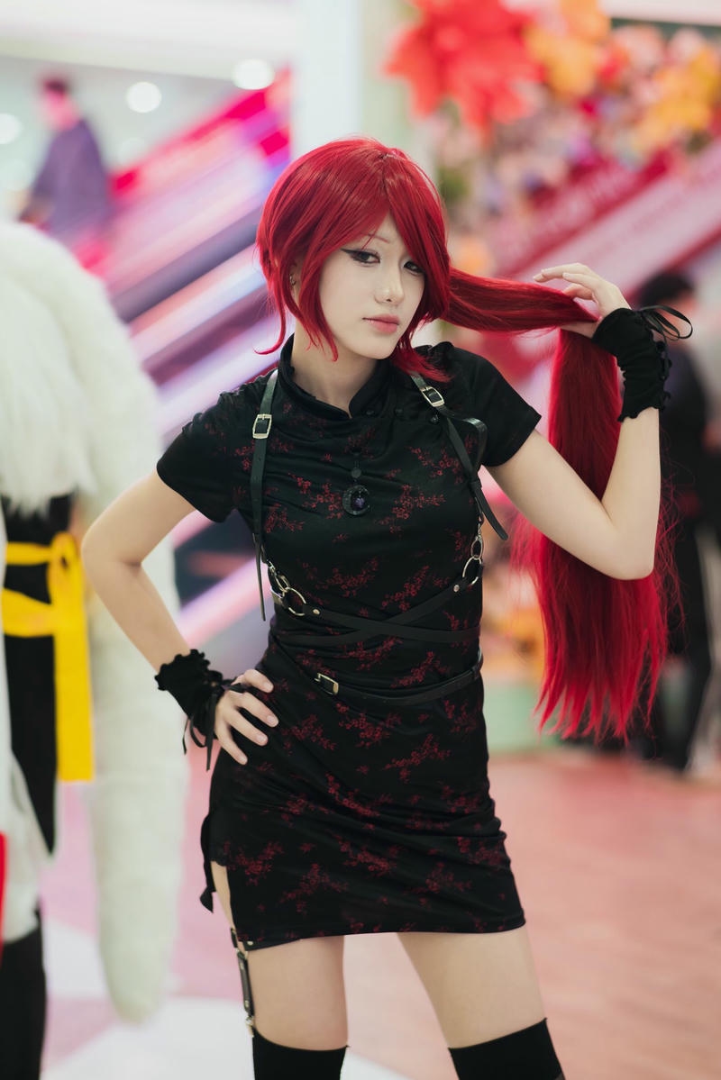 hình ảnh cosplay erza xinh