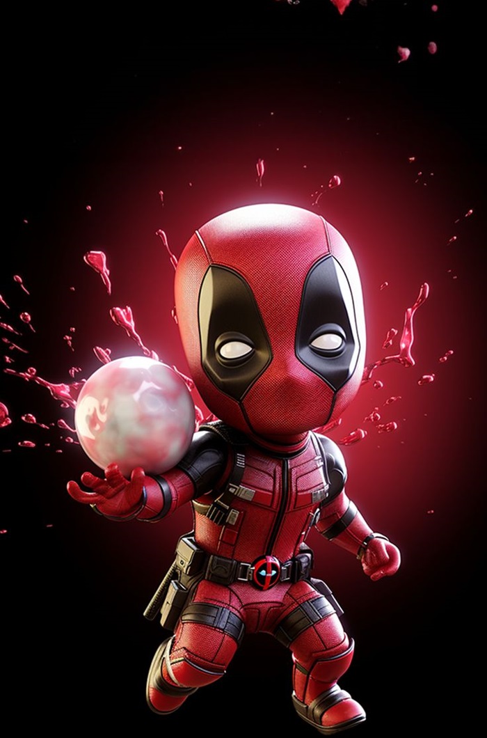 hình ảnh deadpool chibi cute