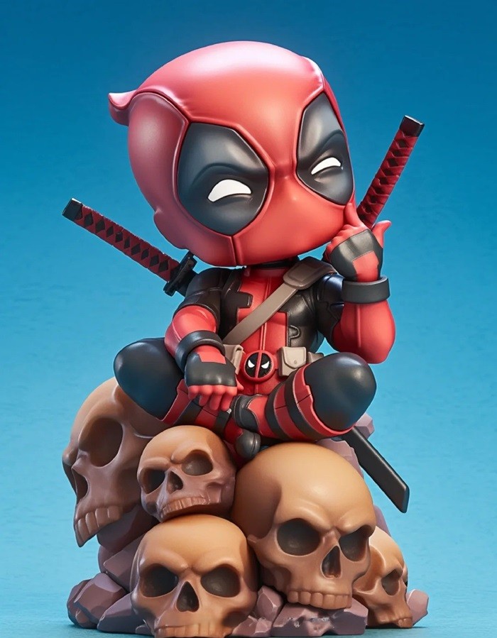 hình ảnh deadpool chibi dễ thương