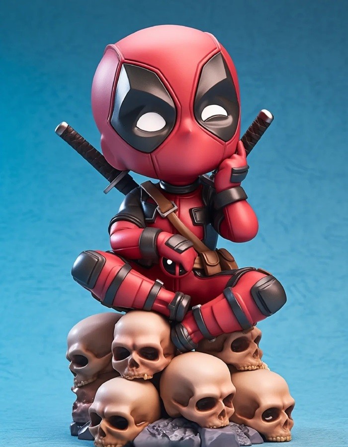 hình ảnh deadpool chibi siêu dễ thương