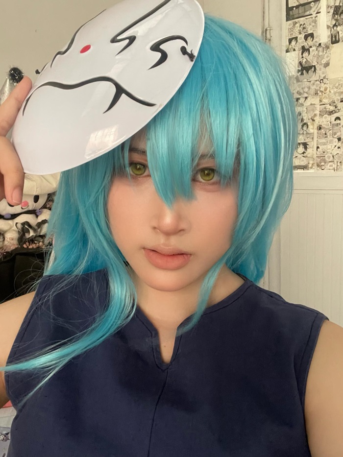hình ảnh rimuru cosplay đáng yêu