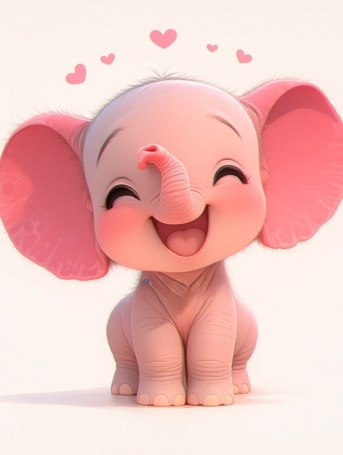 hình ảnh voi chibi