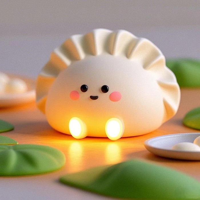 hình bánh bao chibi 3D đẹp
