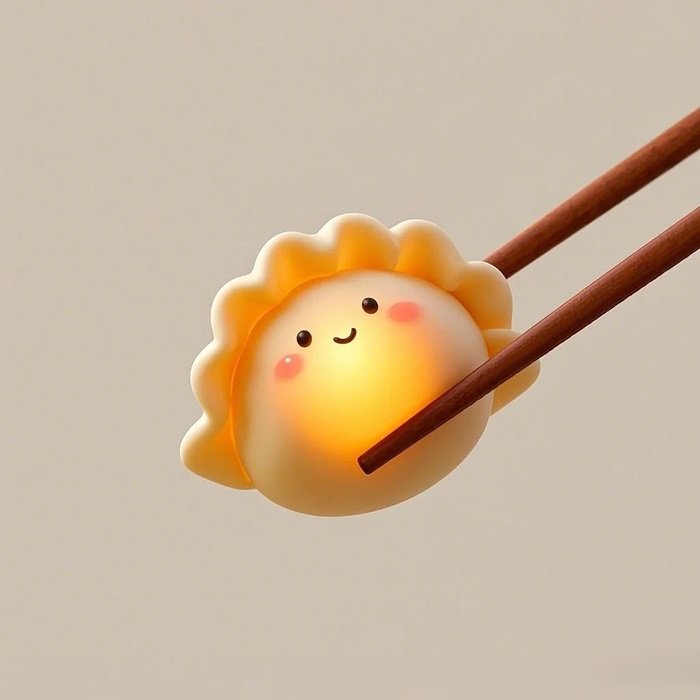hình bánh bao chibi 3D đẹp