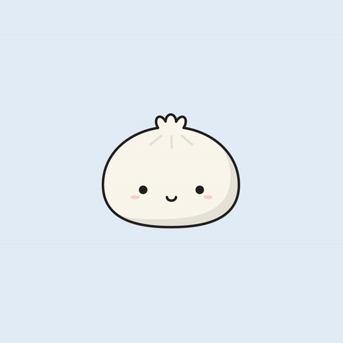 hình bánh bao chibi