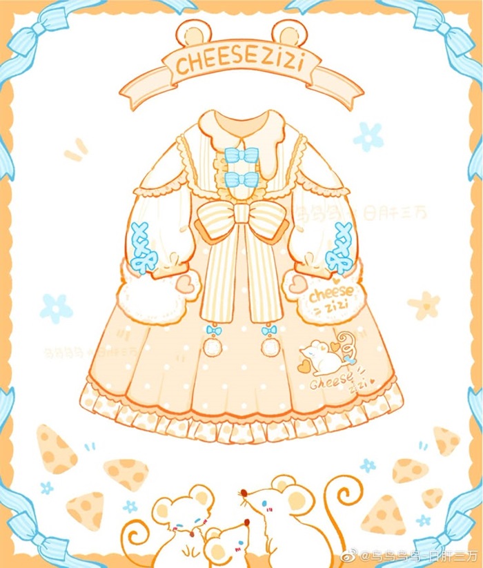 hình quần áo chibi cute hd