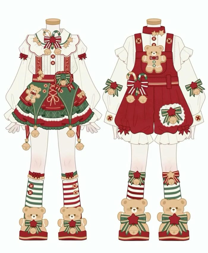 hình quần áo chibi đẹp 4k
