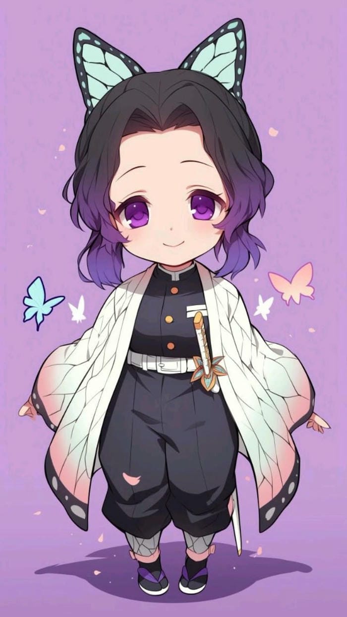 hình shinobu chibi xinh