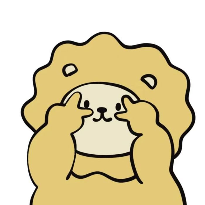 hình sư tử chibi 4k