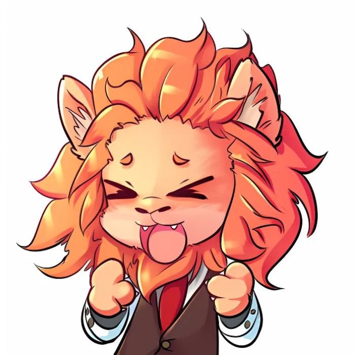 hình sư tử chibi cute hd