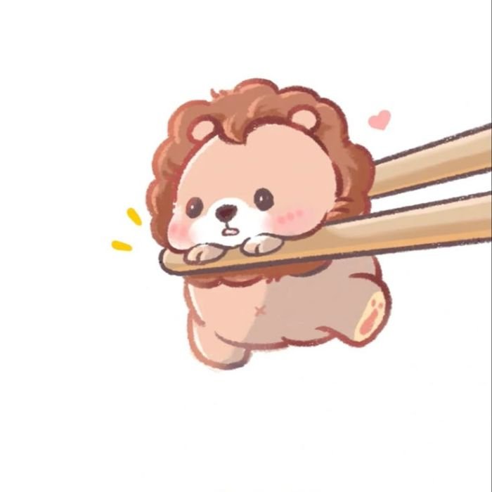 hình sư tử chibi full hd