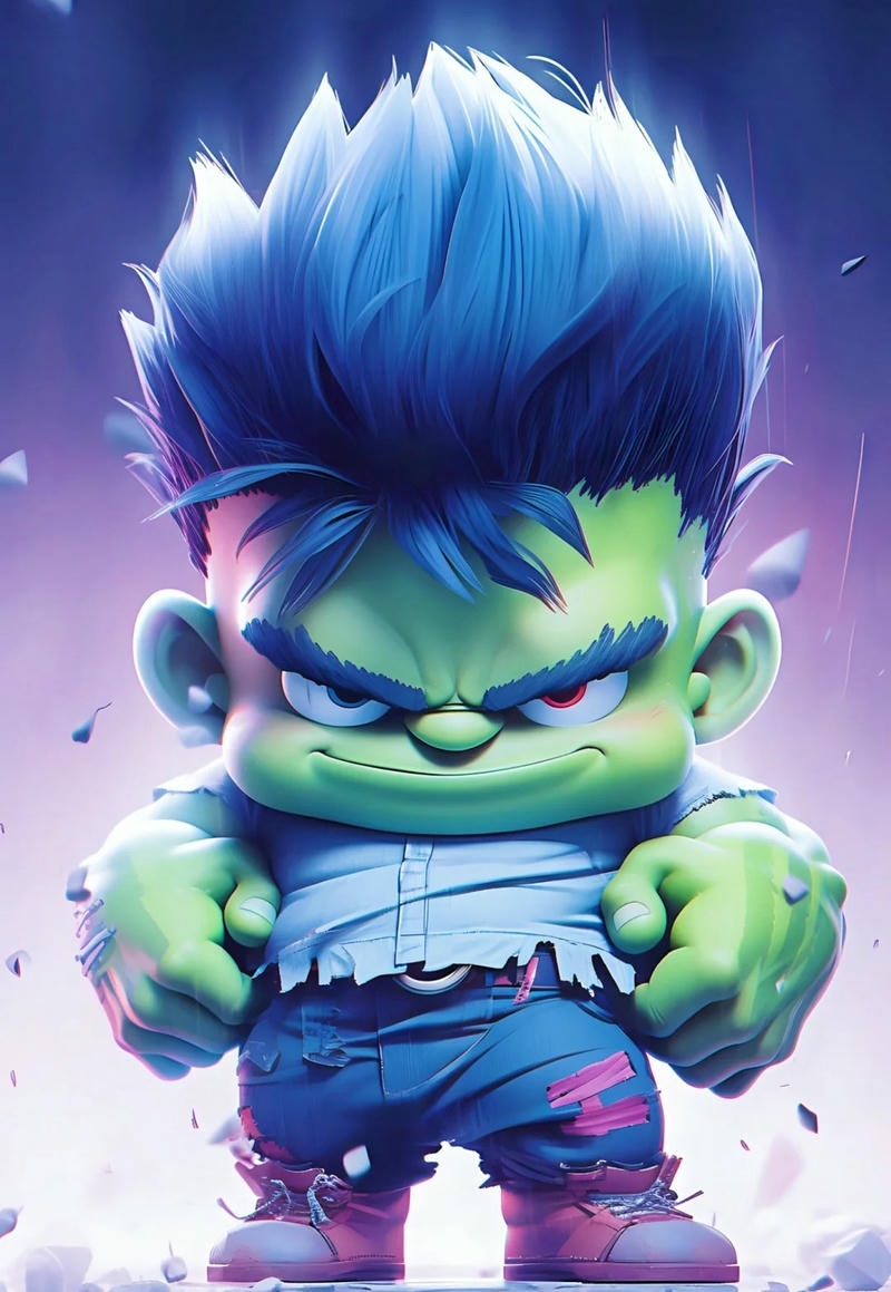 hulk chibi 4k