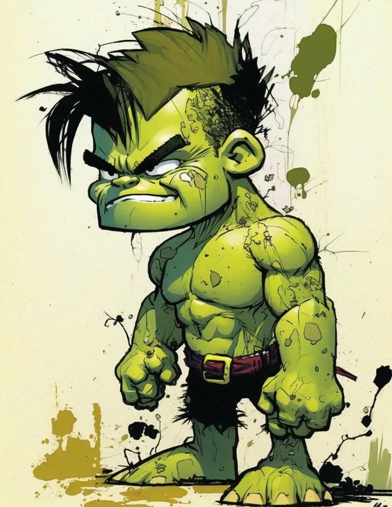 hulk chibi 8k