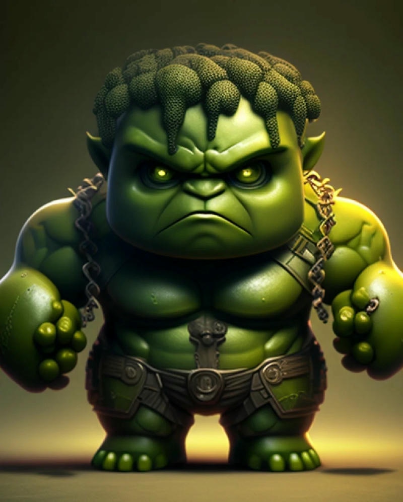 hulk chibi cute
