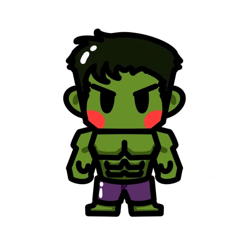hulk chibi đẹp