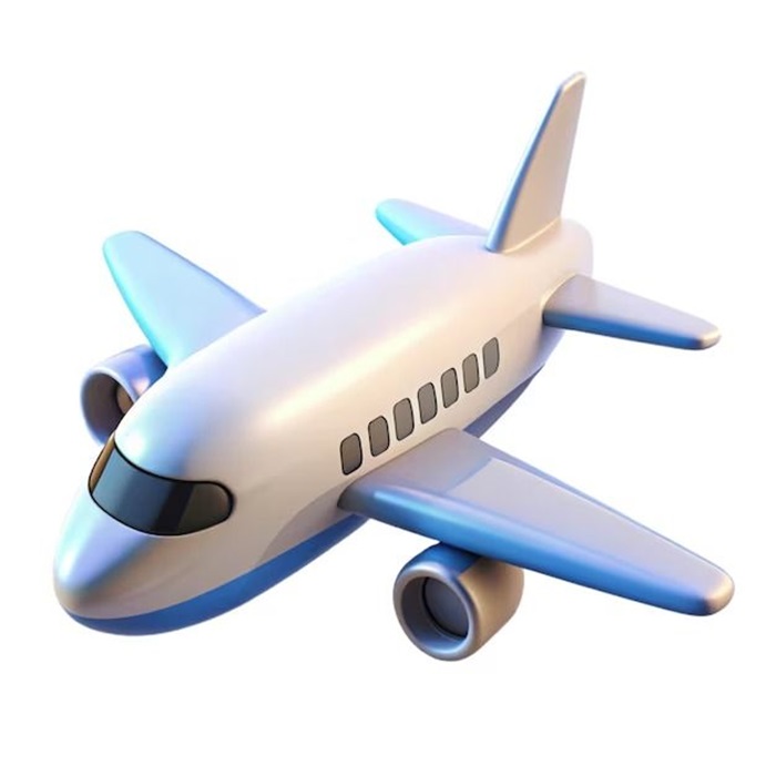 máy bay chibi 3D đẹp nhất