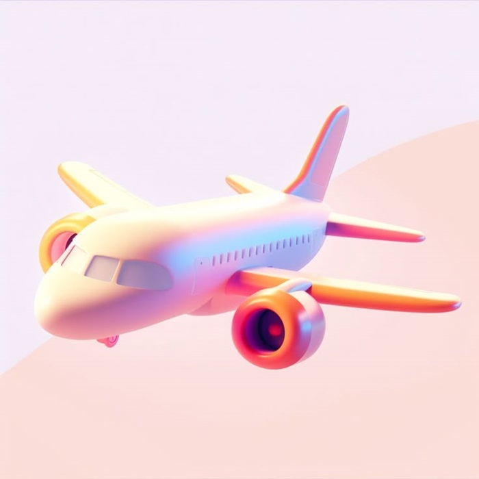 máy bay chibi 4K