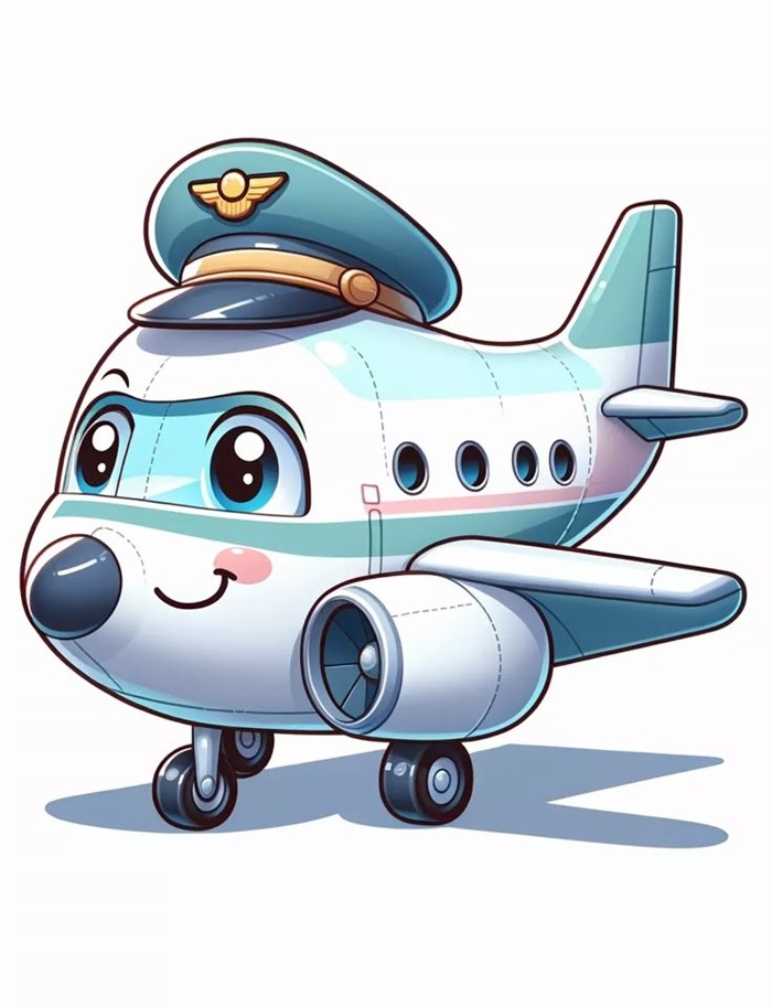 máy bay chibi dễ thương nhất