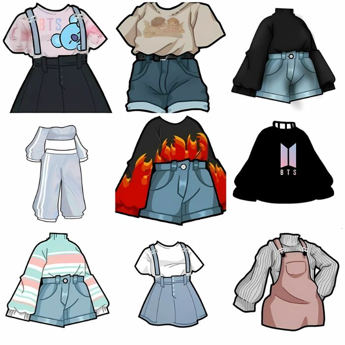 quần áo chibi đáng yêu nhất