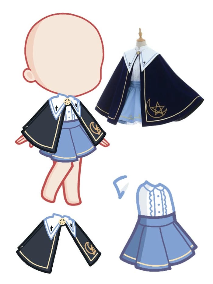quần áo chibi dễ thương