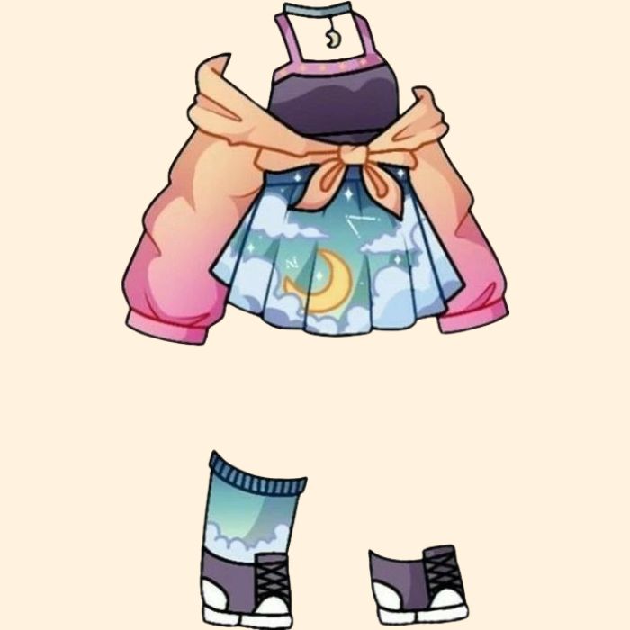 quần áo chibi siêu chất