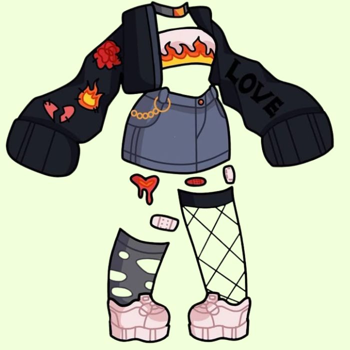 quần áo chibi siêu ngầu