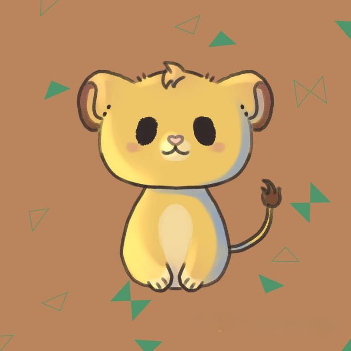 sư tử chibi yêu nhất