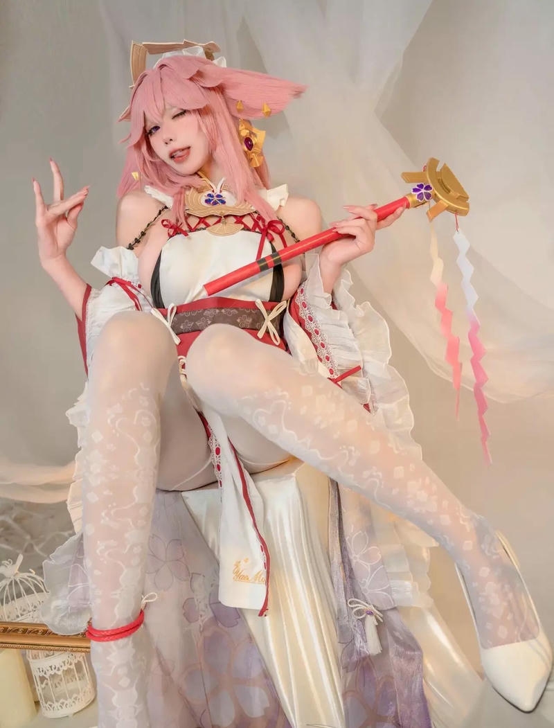 yae miko cosplay damdang