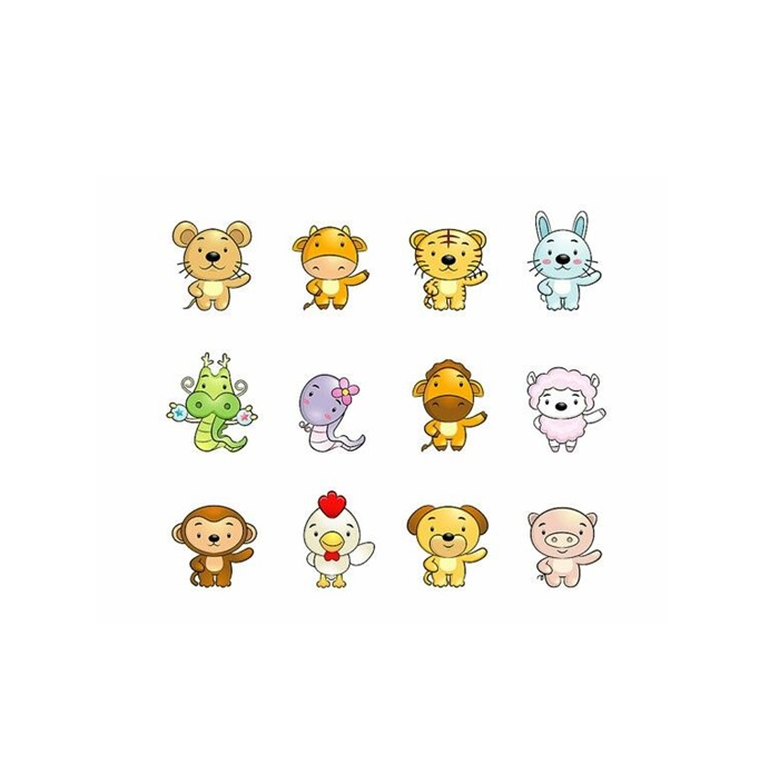 12 con giáp chibi cực đẹp
