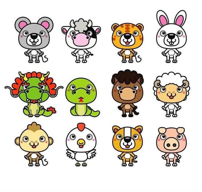 12 con giáp chibi cute nhất