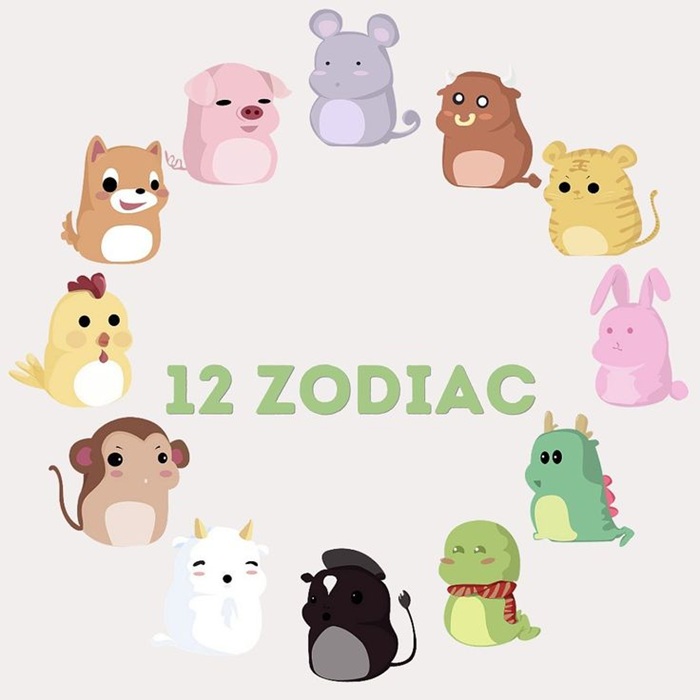 ảnh 12 con giáp chibi cute nhất