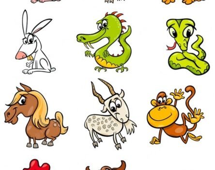 Chọn lọc bộ hình nền 12 con giáp chibi nghệ thuật ngộ nghĩnh