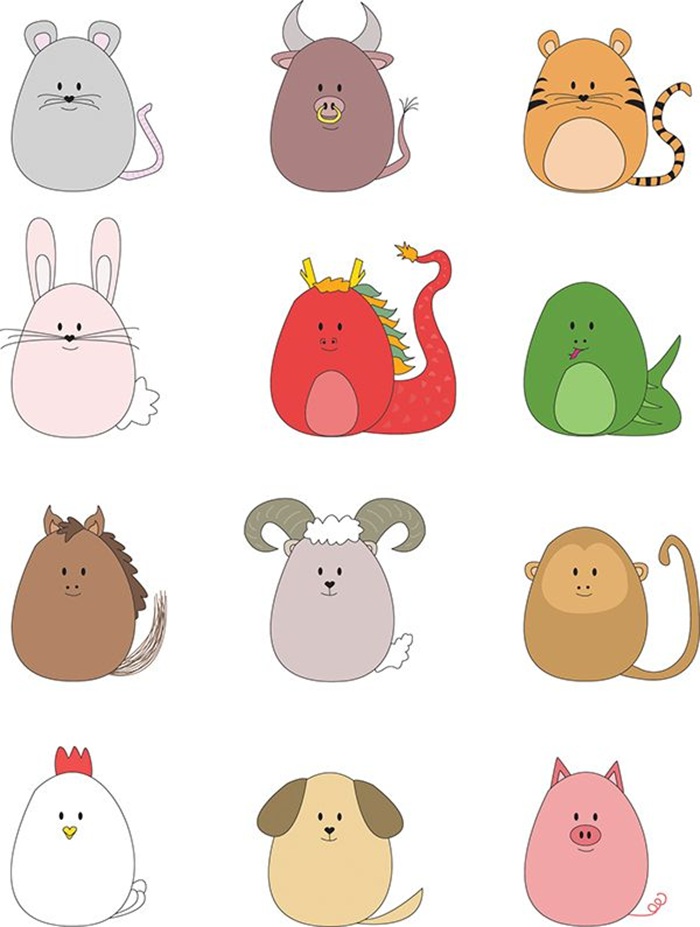 ảnh 12 con giáp chibi đẹp cực