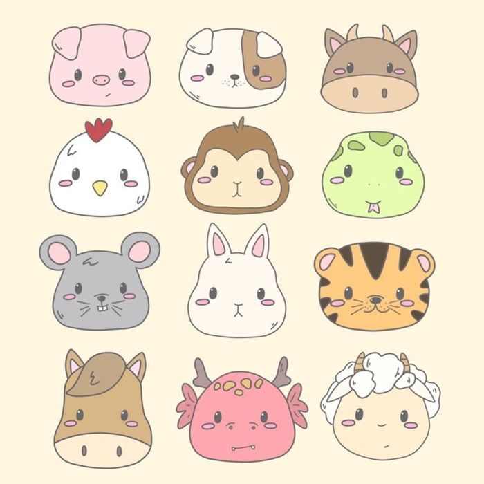 ảnh 12 con giáp chibi đẹp nhất