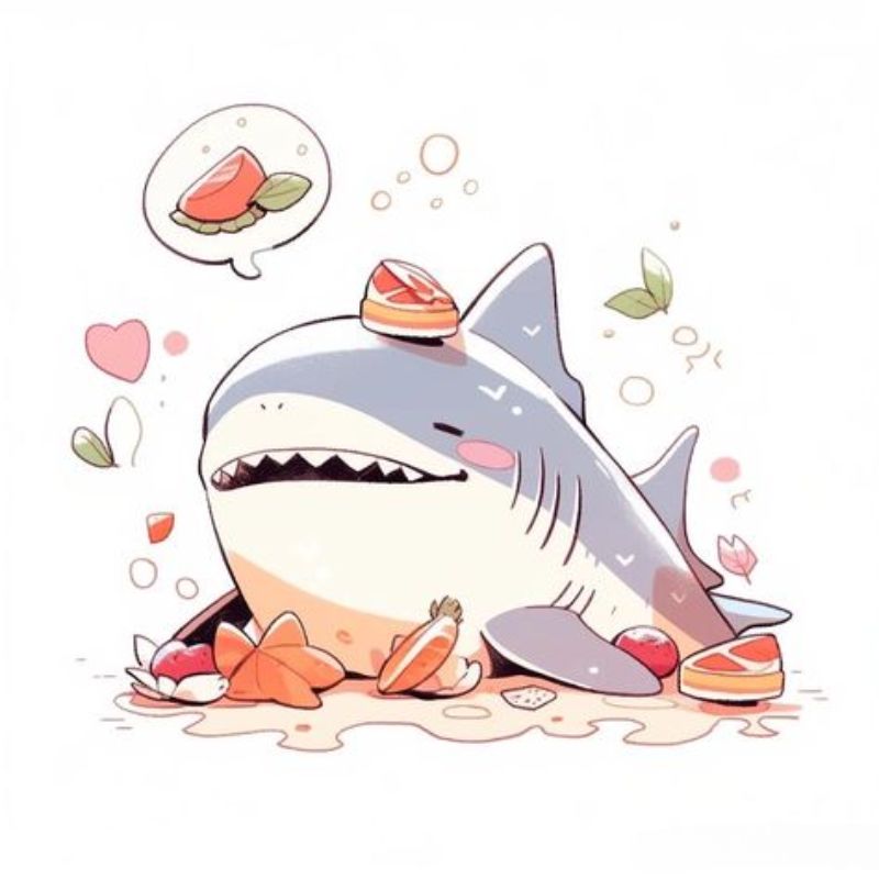 ảnh cá mập chibi đẹp