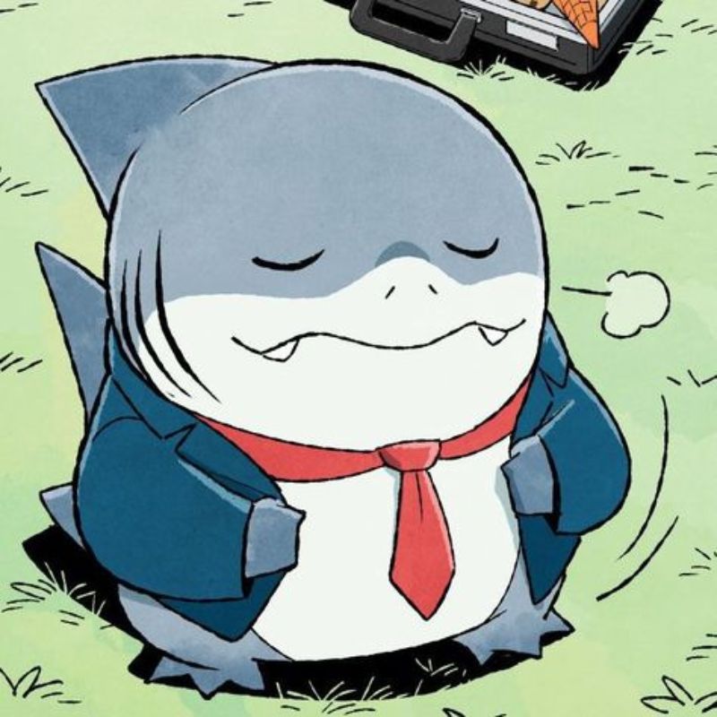 ảnh cá mập chibi mặc