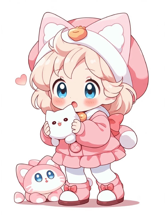ảnh chibi bé gái cute