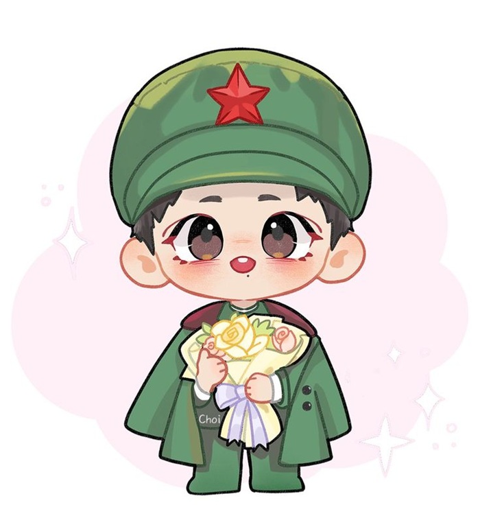 ảnh chibi bộ đội việt nam cực đẹp