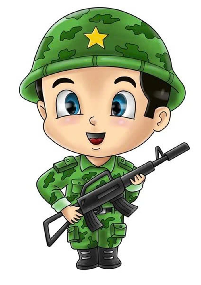 ảnh chibi bộ đội việt nam đẹp nhất