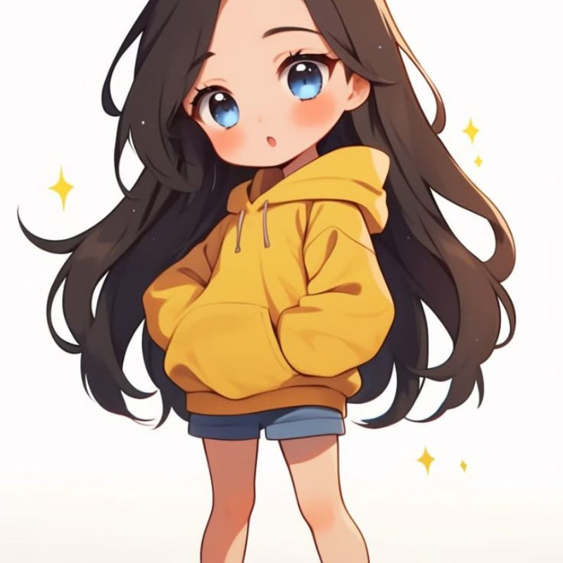 ảnh chibi girl cực đáng yêu
