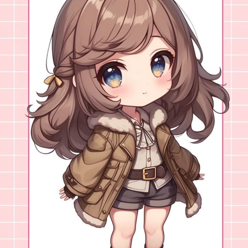 ảnh chibi girl siêu cute