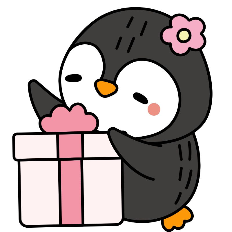 ảnh chim cánh cụt chibi cute