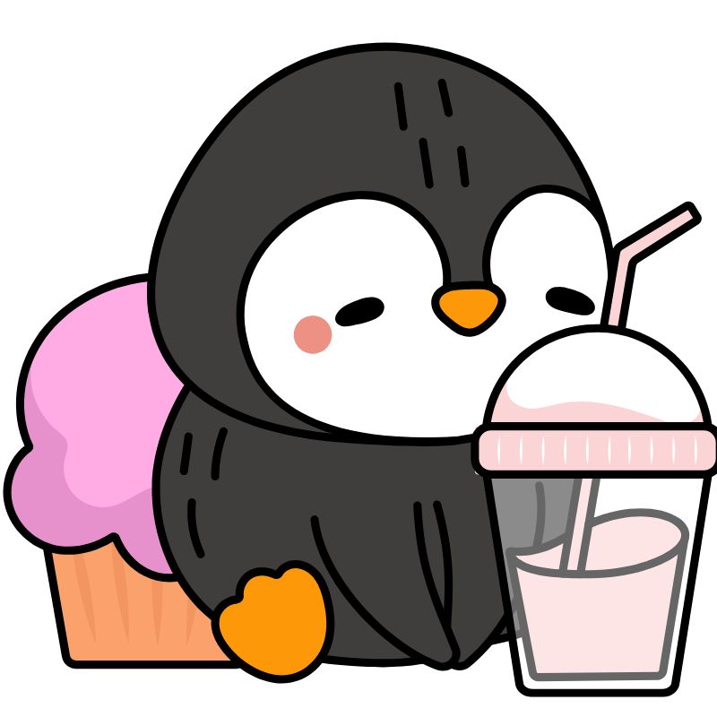 ảnh chim cánh cụt chibi đáng yêu