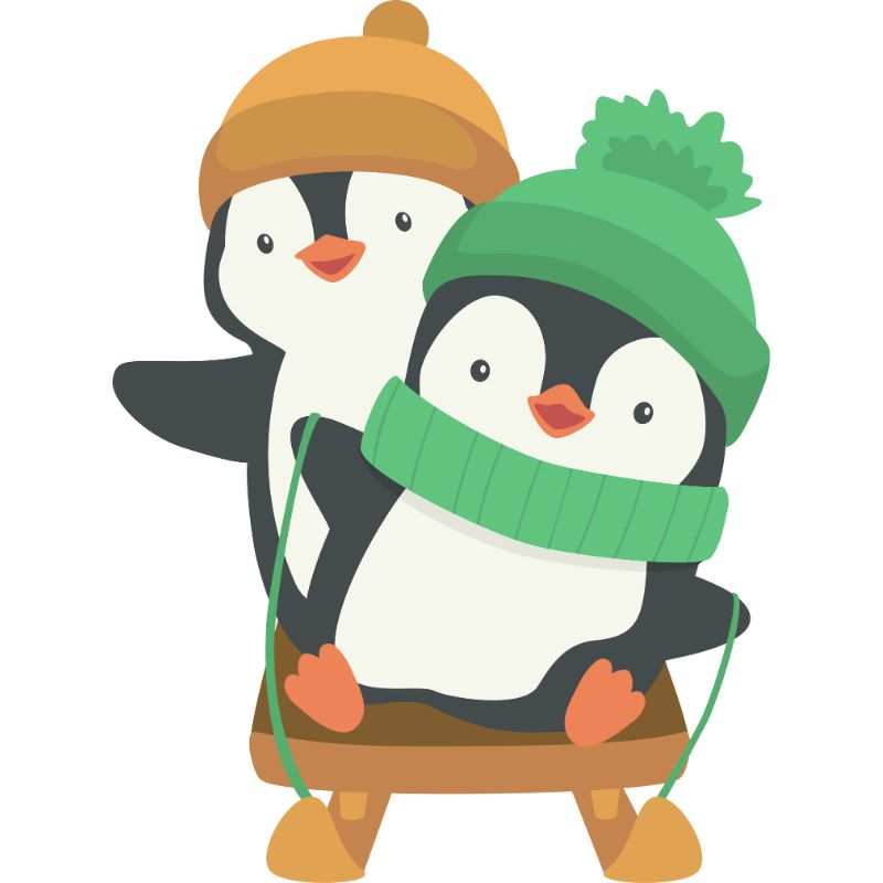 ảnh chim cánh cụt chibi dễ thương