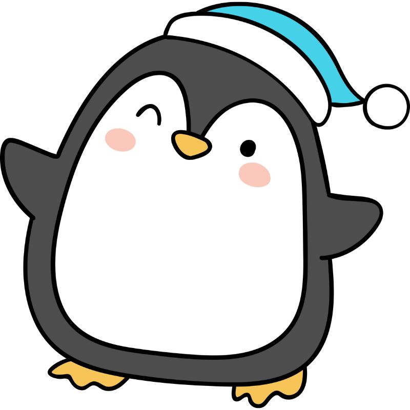 ảnh chim cánh cụt chibi đẹp