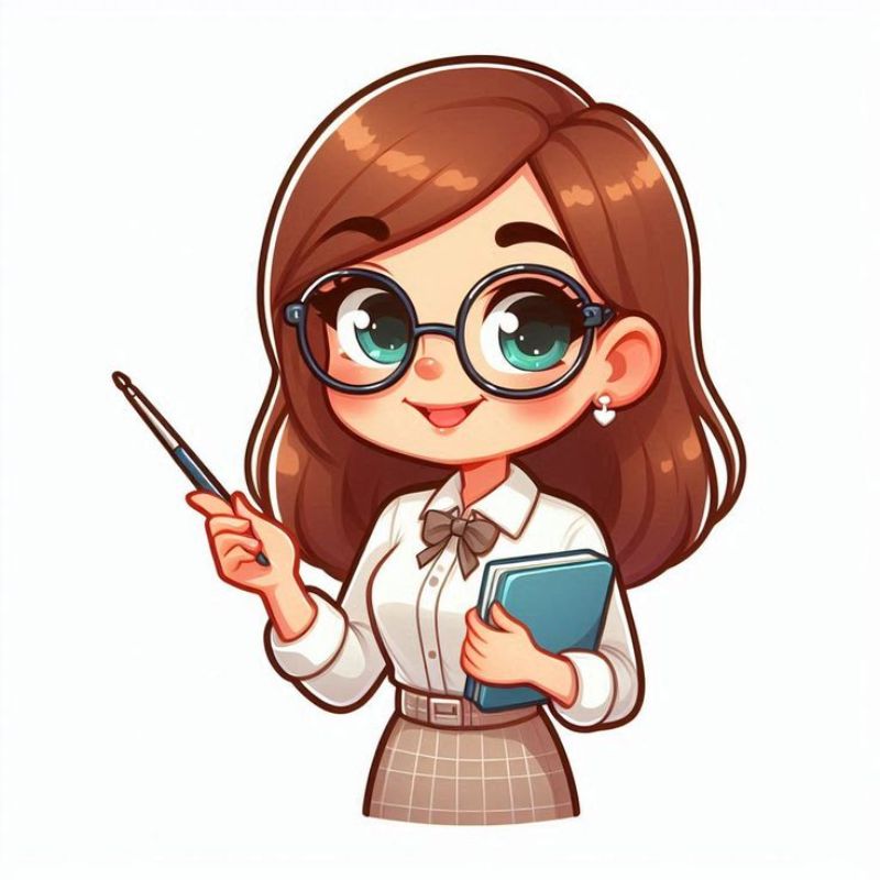 ảnh cô giáo chibi cực chất