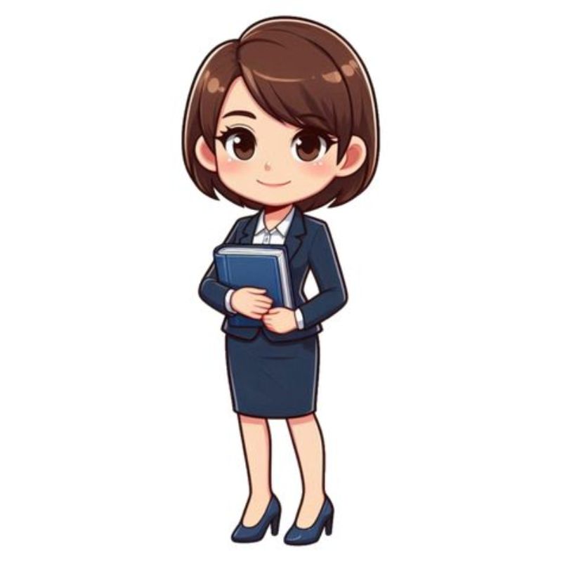 ảnh cô giáo chibi dễ thương